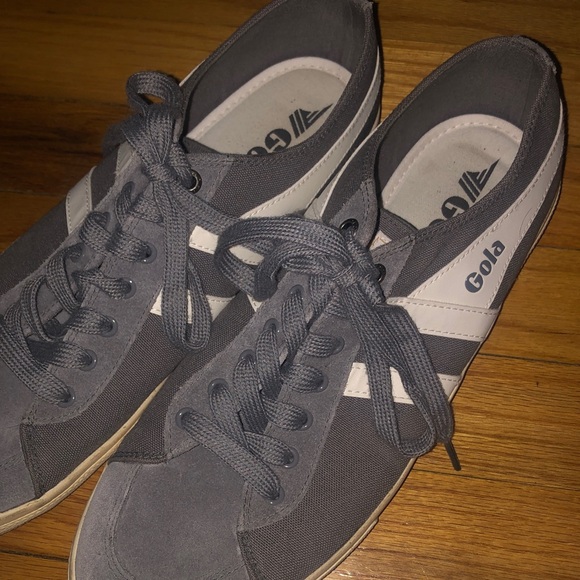 Gola Gray and White Sneakers - Picture 2 of 4